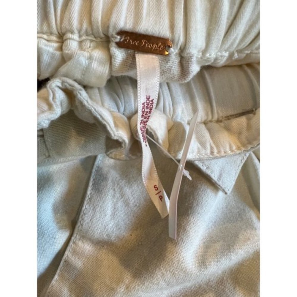 NWOT FREE PEOPLE Sky Rider Straight Leg Paperbag Pants SIZE S - Picture 8 of 9
